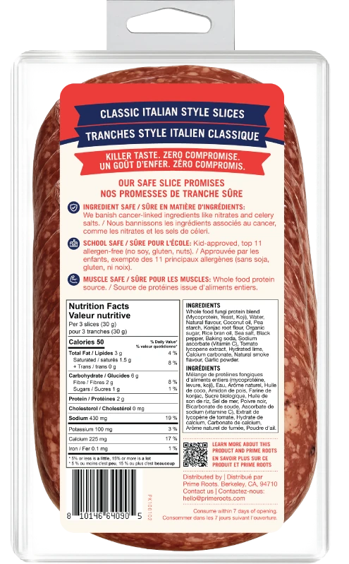 Safe Slice Pepperoni — Back