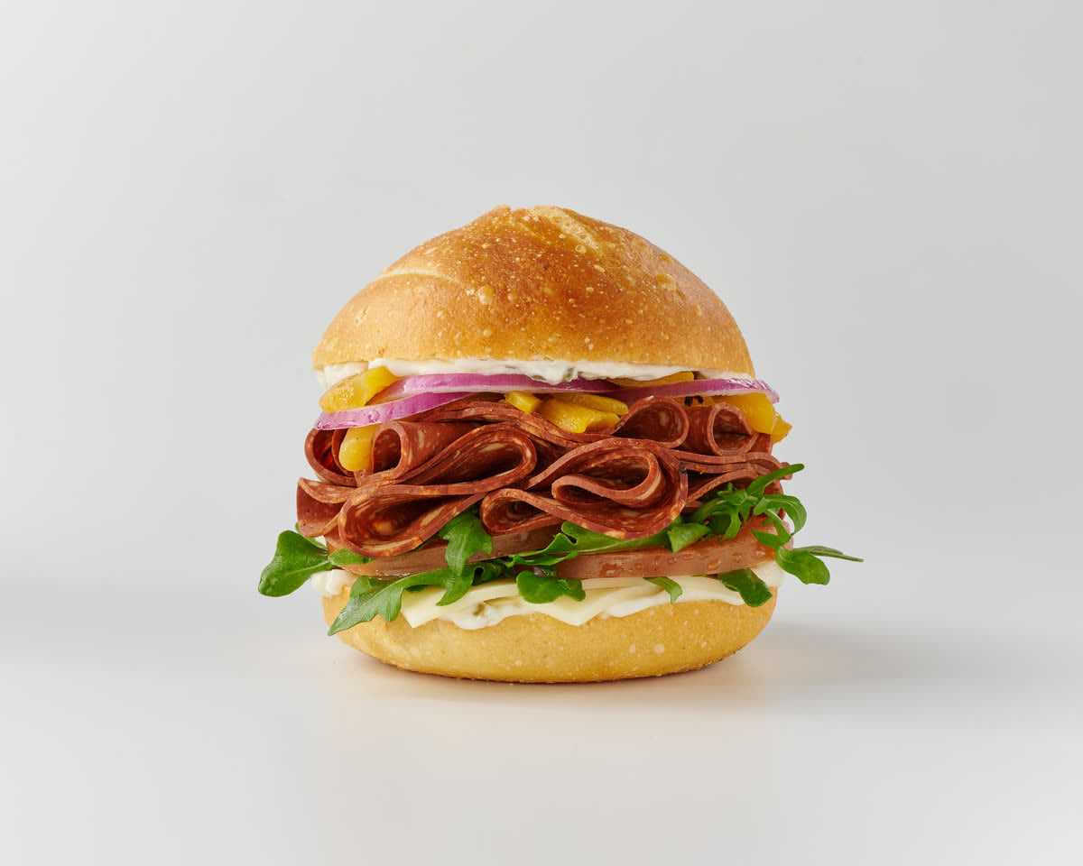 Safe Slice Salami — Italian sandwich
