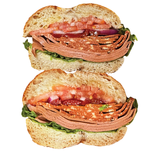 Simple Italian Hoagie with Prime Roots Salami & Ham