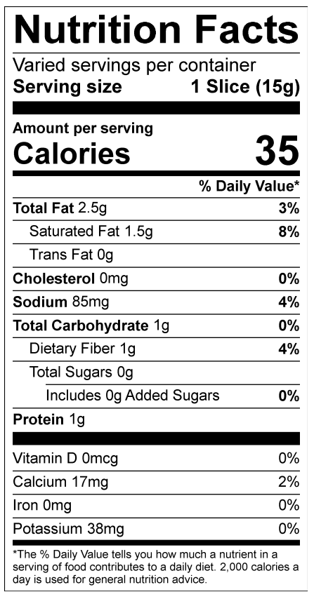 Nutrition Facts