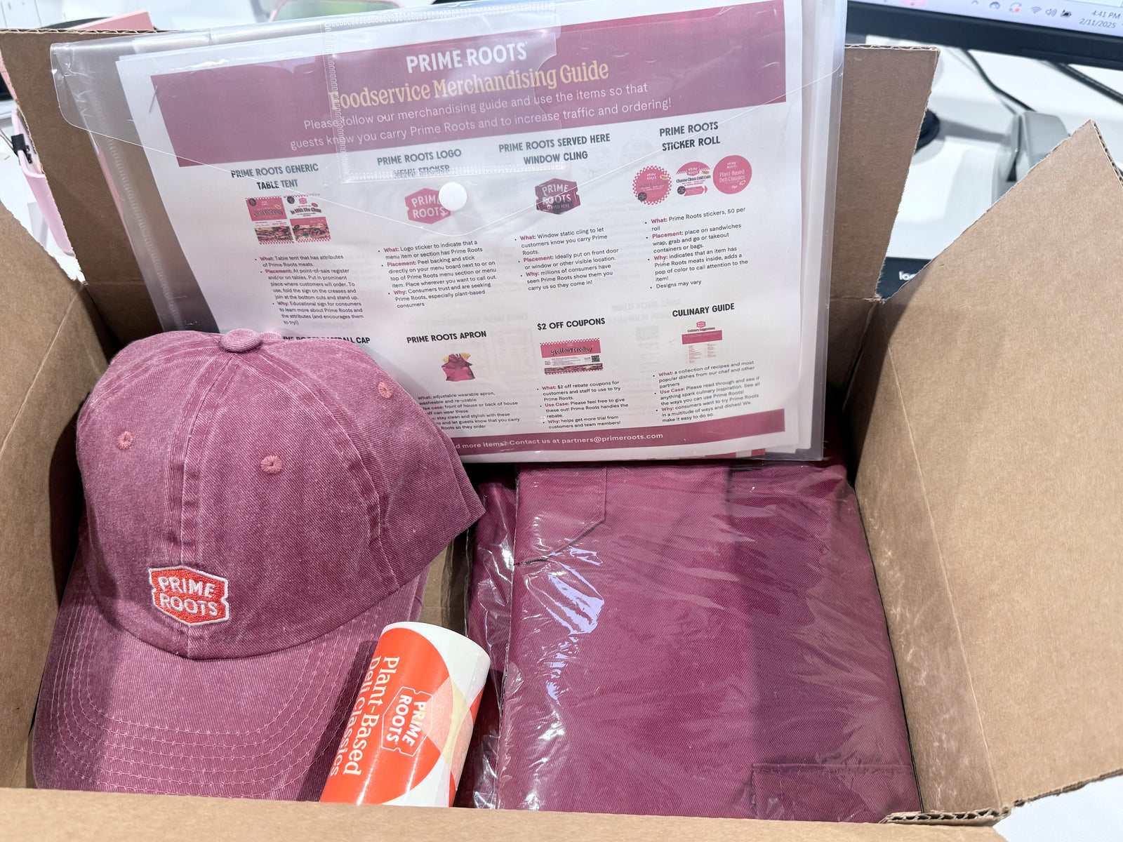 Kit de marchandisage pour la restauration