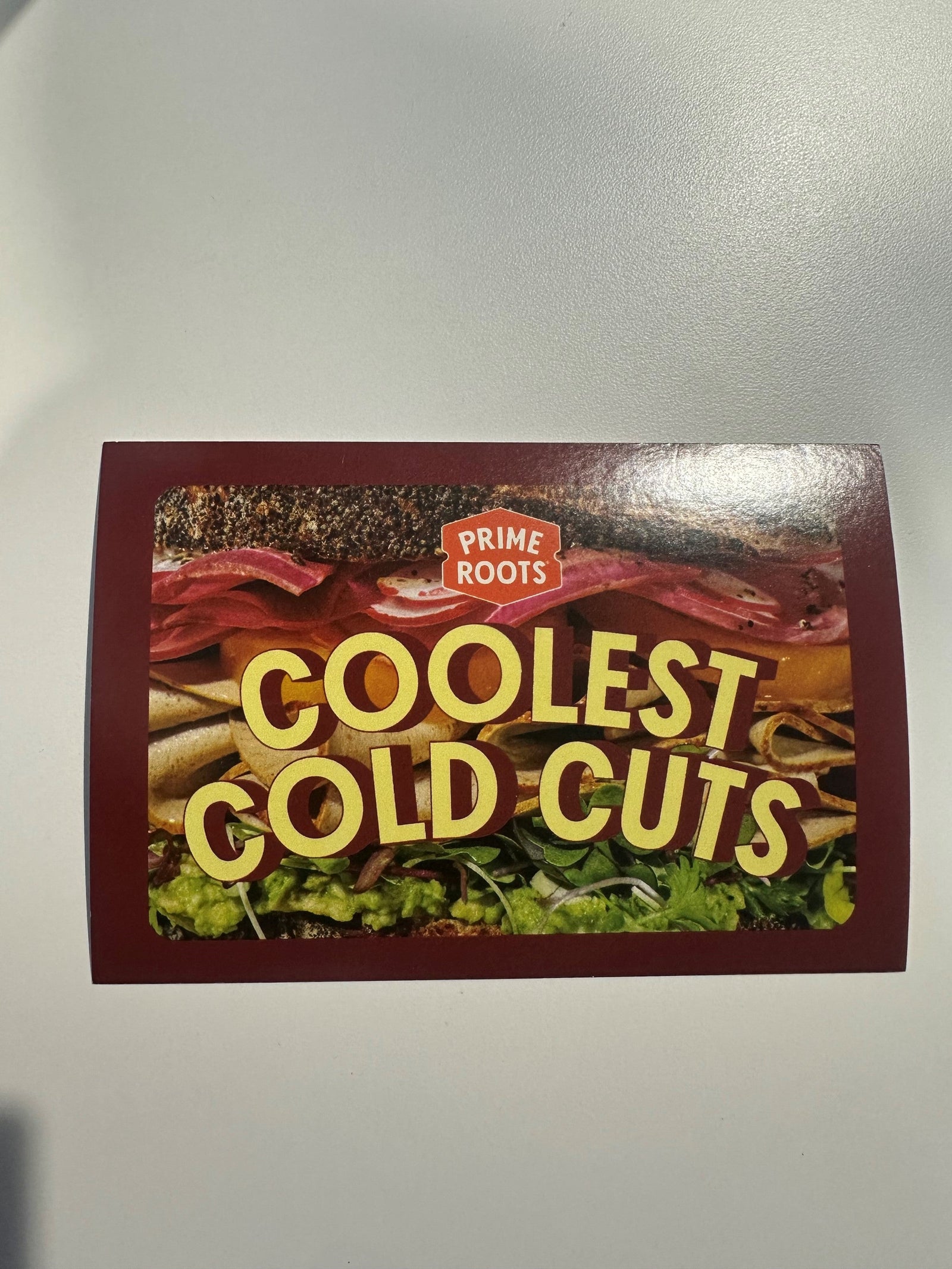 Coolest Cold Cut Consumer Request Card