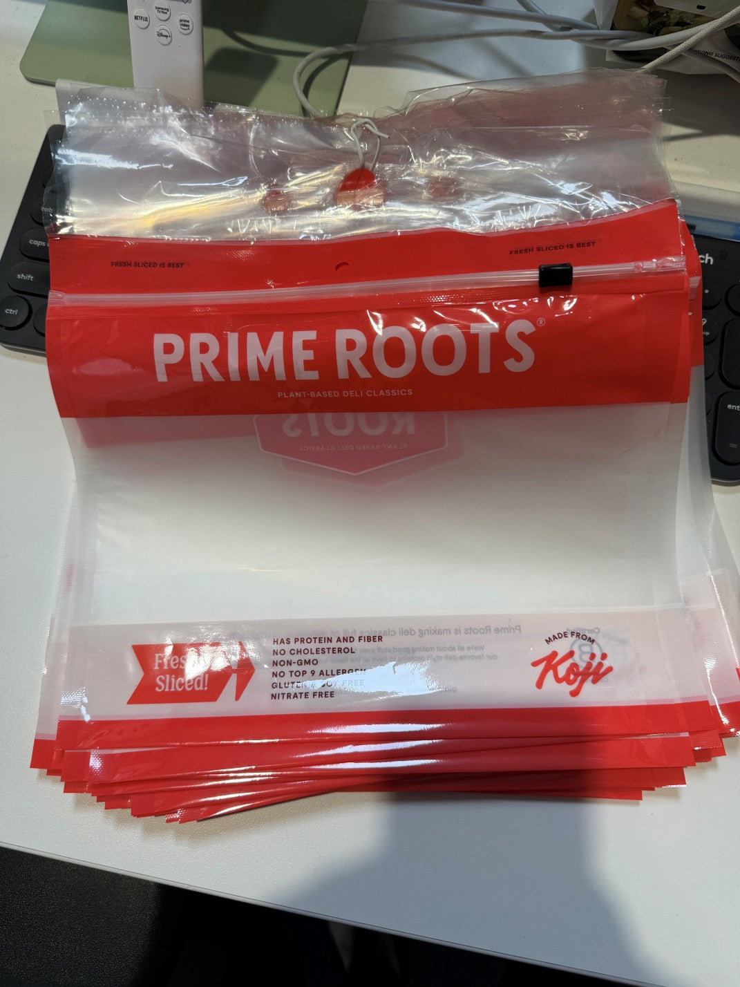 Sacs à sandwich Prime Roots, fermeture à glissière (25/paquet)