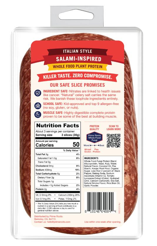 Safe Slice Salami — Back