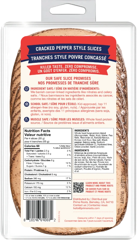 Safe Slice Cracked Pepper Turkey — Back