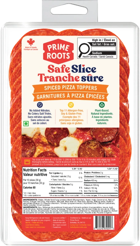 Spiced Pizza Toppers sliced pack