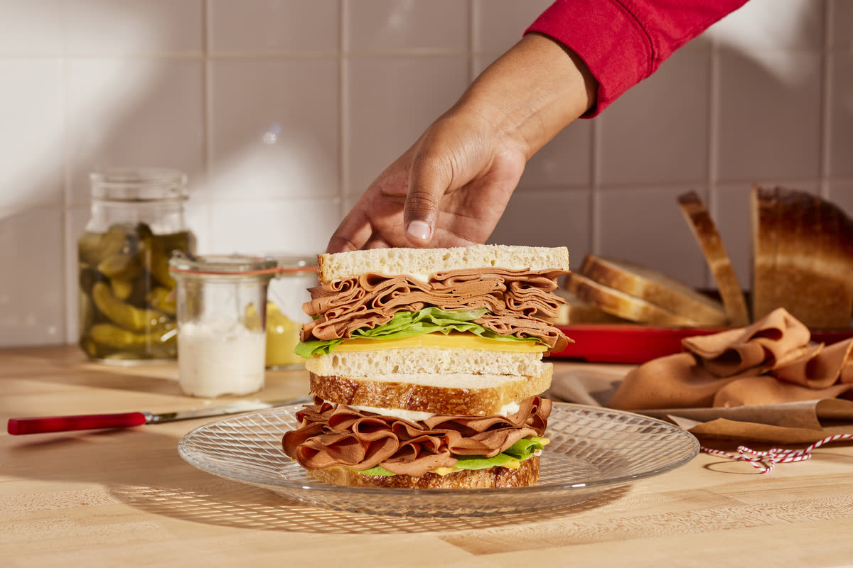 Safe Slice Roast Beef — Sandwich